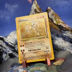 Hitmonlee - 7/62 Pokemon Fossil - Holo MP - Image 2