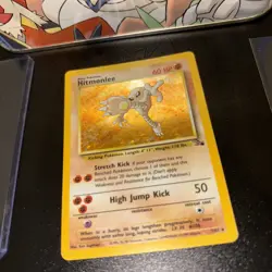 Hitmonlee - 7/62 Pokemon Fossil - Holo MP - Image 5