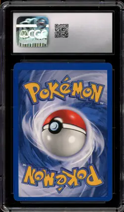Pokemon Machamp Base Set 1st Ed Cosmos Holo #8 Scratched Case CGC 8 - Image 2