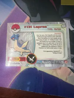 Topps Pokemon TV Animation Edition Series 3 Lapras #131 Non Holo - Image 2