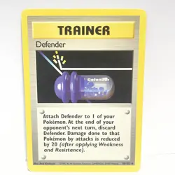 Defender 80/102 Base Set WOTC 1999 Pokemon Trainer Card LP Vintage - Image 1