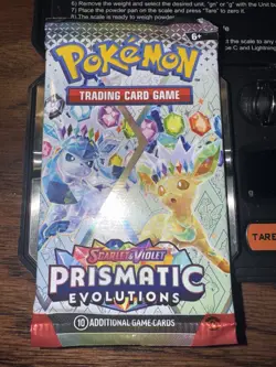 Very Heavy! 22.16g Pokemon ?? PRISMATIC EVOLUTIONS Booster Pack Sealed New - Image 3