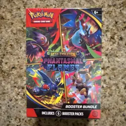 Pokemon Mega Evolution Phantasmal Flames Booster Bundle Sealed - Image 1