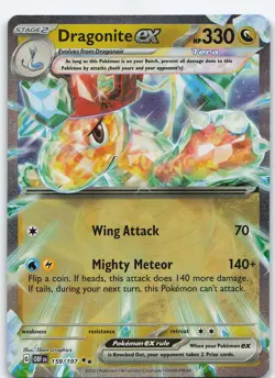 Dragonite ex 159/197 Double Rare Holo SV03: Obsidian Flames NM Pokemon - Image 1