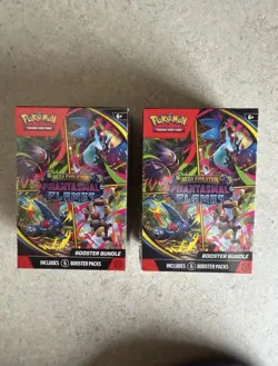 Pokemon TCG Mega Evolutions Phantasmal Flames Booster Bundle X2 SEALED (IN HAND) - Image 3