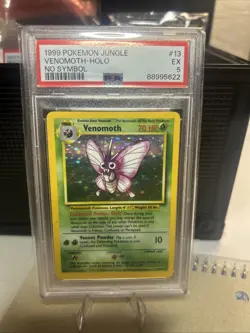 PSA 8 1999 POKEMON JUNGLE #13 VENOMOTH HOLO - Image 1