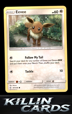 Eevee - 167/236 167/236 Common SM - Cosmic Eclipse Pokemon Card NM - Image 1