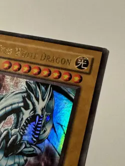 Yugioh Blue Eyes White Dragon LOB-001 Ultra Rare 1996 Original #2 - Image 5