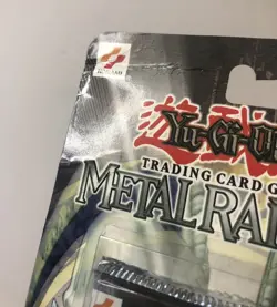 Metal Raiders 1996 Unlimited Factory Sealed Blister Pack Yu-Gi-Oh! Square Logo! - Image 3