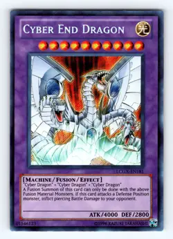 Yugioh Cyber End Dragon LCGX-EN181 Unlimited Secret Rare Holo - NM ?? - Image 1