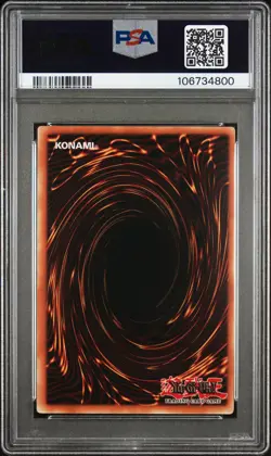 2021 YU-GI-OH! BLVO-BLAZING VORTEX 1ST ED #EN001 ARMED DRAGON THUNDER LV10 PSA 9 - Image 2