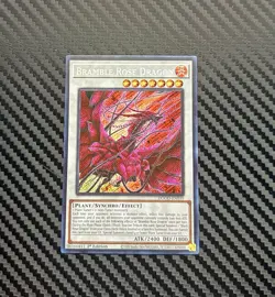 YU-GI-OH Bramble Rose Dragon DOOD-EN039 Secret Rare NM - Image 1