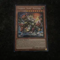 YUGIOH: Therion "King" Regulus MP23-EN063 Prismatic Secret Rare 1st Ed Nm - Image 1