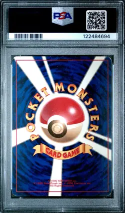 Pokemon Card Mewtwo No. 150 No Rarity Symbol Holo SWIRL 1st Base Set PSA 5 EX - Image 2