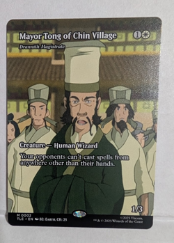 Magic - Mayor Tong of Chin Village - Drannith Magistrate (Borderless)- MTG - Image 1