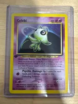 Celebi - 3/64 - Pokemon Neo Revelation 1st Edition Holo Rare Card WOTC NM - Image 1