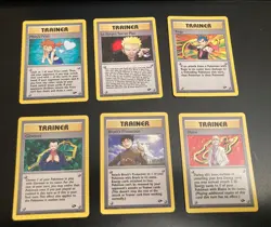 Lot of *6* Pokemon Gym Challenge RARE Cards! #100,101,104,106,107,108 (NM & LP) - Image 1