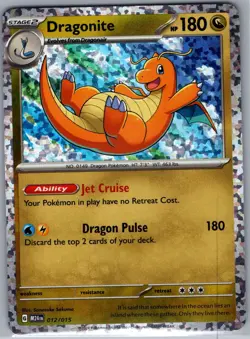 Dragonite 012/015 Holo McDonald's Promos 2024 - Pokemon Card - NM - Image 1
