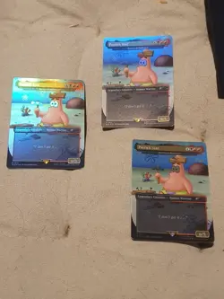 3 Cards Magic Patrick Star 1931 FOIL Secretlair Squarepants Spongebob - Image 1