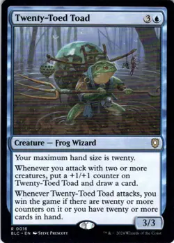 MTG Twenty-Toed Toad (16) | NM | Commander: Bloomburrow {BLC} - Image 1
