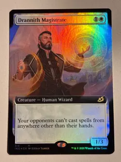 Drannith Magistrate - Extended Art FOIL - Ikoria, Lair of Behemoths- MTG LP - Image 1