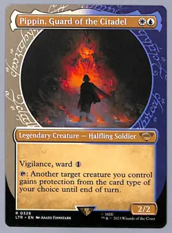 Pippin, Guard of the Citadel - Showcase - 326 - LOTR (LTR) MTG - Image 1