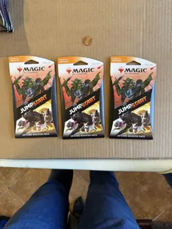 2020 MTG MAGIC THE GATHERING JUMPSTART BOOSTER Packs. (3 Packs) - Image 1