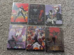 Spiderman MTG Lot (6) Venom King In Black, Infernal Grasp, Spider-gwen - Image 1
