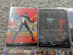 Spiderman MTG Lot (6) Venom King In Black, Infernal Grasp, Spider-gwen - Image 2