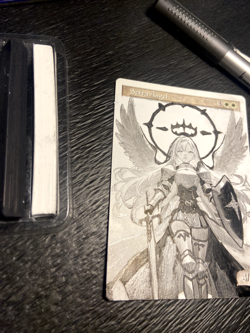 Serra Angel - Hand Painted Altered Art MTG Anime Girl Magic The Gathering - Image 4
