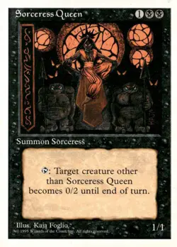 Fourth Edition #131 Sorceress Queen - Image 1