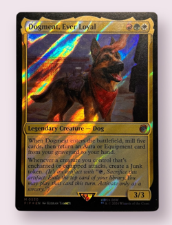 MTG Dogmeat, Ever Loyal (Surge Foil) | Universes Beyond: Fallout NM - Image 1