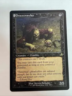 Gravecrawler (Retro Frame) Innistrad Remastered #380 Rare - Image 1