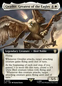 Gwaihir, Greatest of the Eagles - Extended Art LTC NM MTG - Image 1