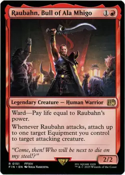 Raubahn, Bull of Ala Mhigo - 0151 - Final Fantasy - MTG - NM/M - Image 1