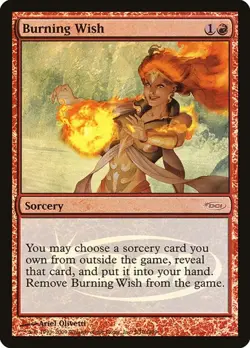 Burning Wish - Foil Promo Judge Gift Cards MP MTG - Image 1