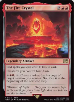 The Fire Crystal R FINAL FANTASY 135 - LP MTG - Image 1