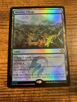 MTG Magic The Gathering Mistrise Village FOIL Rare pull and Great Card! - Image 1