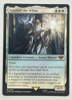 MTG Gandalf the White Foil LTR #19 Tales of Middle-Earth Lord of the Rings Magic - Image 1