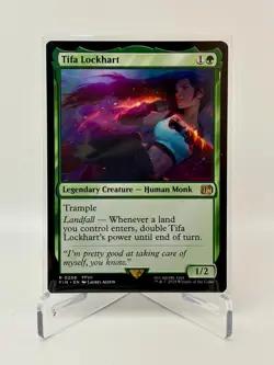 MTG Tifa Lockhart 206 Final Fantasy Magic the Gathering NM - Image 1