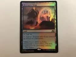 MTG Aetherdrift RIVERPYRE VERGE Foil NM (3134) Graded Power - Image 1