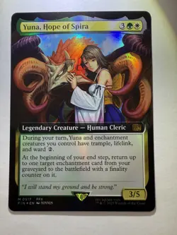 Yuna, Hope of Spira (Extended Art) Final Fantasy Foil MTG - Image 1
