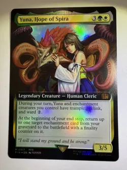 Yuna, Hope of Spira (Extended Art) Final Fantasy Foil MTG - Image 3