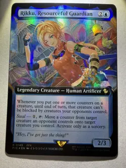 Rikku, Resourceful Guardian Extended Art Foil MTG Final Fantasy Commander - NM - - Image 2