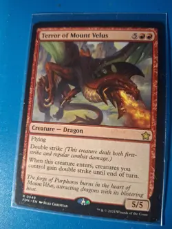 MTG Terror of Mount Velus - Foundations (FDN) R 0549 - Image 2