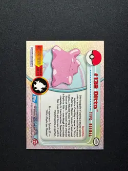 2000 Topps Pokemon TV Animation Edition Series 3 Non Holo #132 Ditto - Image 2