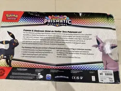 Pokemon TCG Prismatic Figure Collection DAMAGED BOX (INSDE OKAY AS SHOWN IN PIC) - Image 2