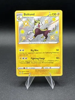 Boltund SV040/SV122 Pokemon TCG 2021 Rare Holo Shiny Vault Shining Fates NM - Image 1