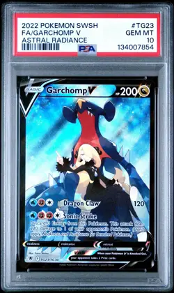 PSA 10 GARCHOMP V TG23/TG30 FULL ART ASTRAL RADIANCE POKEMON 😍 - Image 1