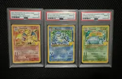 PSA 10 Sequential Pokemon Celebrations Charizard Blastoise Venusaur Set - Image 1